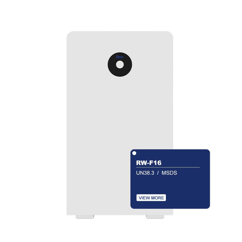 Deye RW-F16 16kWh baterija akumuliatorius talpykla žemo voltažo energijos kaupiklis saulės elektrinei